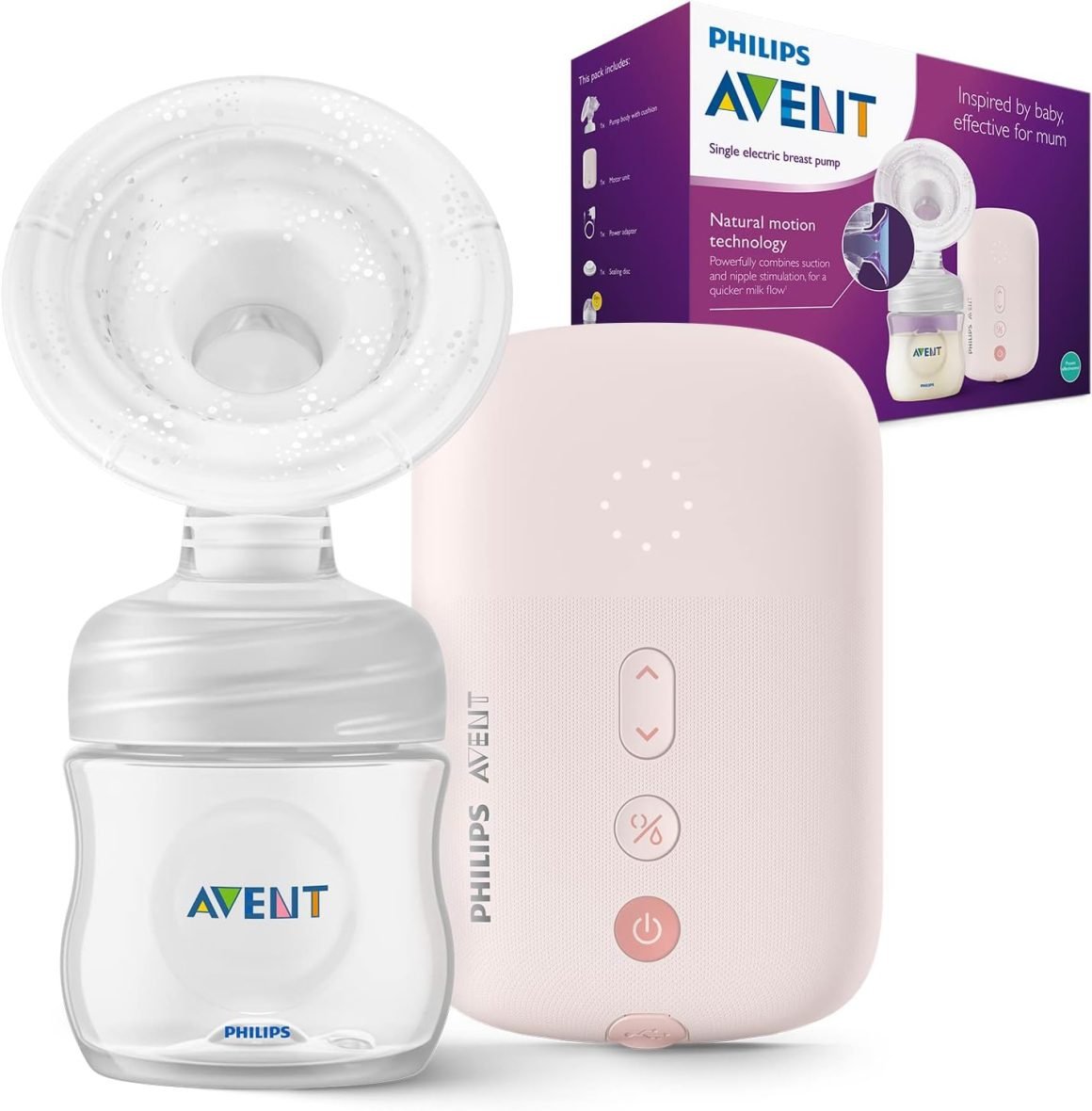Philips Avent Tire Lait simple pompage Natural Motion Rose